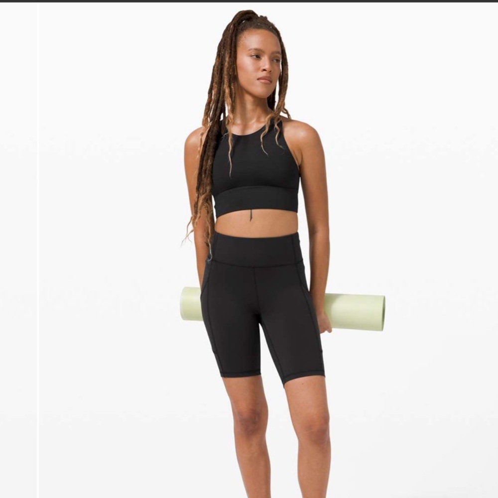 Lululemon Free To Be Bra Wild High Neck *Light Support, A/B Cup - Black - Picture 6 of 11